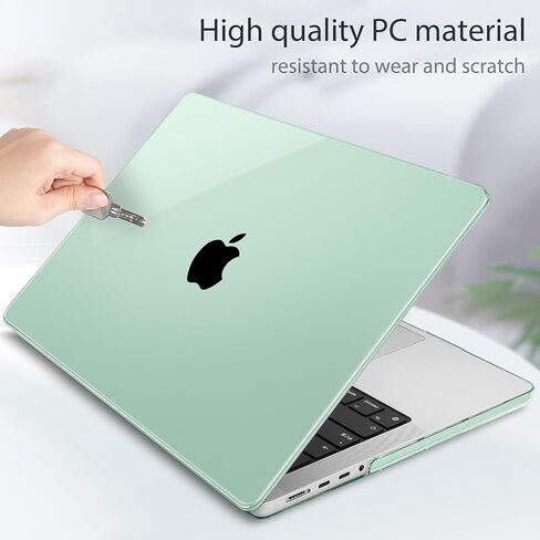 Mektron for M4 MacBook Pro 14-inch Case 2024 A3112 A3401 A3185 Compatible with 2023 M3 A2918 A2992 M2 A2779 2021 M1 A2442 Pro/Max Cover for Mac Pro 14" with Retina XDR Display, A-Gypsophila Pink in Kuwait