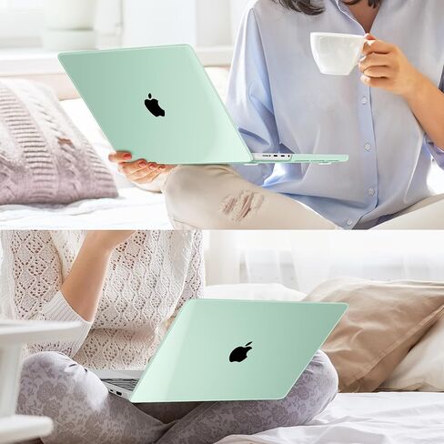 Mektron for M4 MacBook Pro 14-inch Case 2024 A3112 A3401 A3185 Compatible with 2023 M3 A2918 A2992 M2 A2779 2021 M1 A2442 Pro/Max Cover for Mac Pro 14" with Retina XDR Display, A-Gypsophila Pink in Kuwait