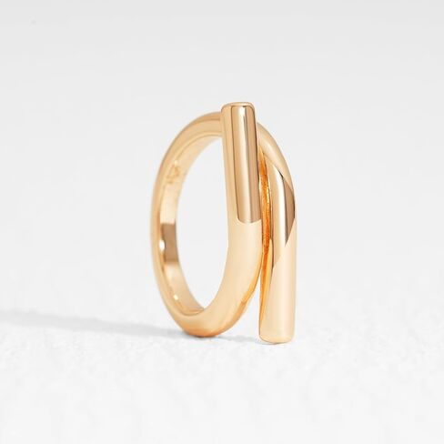 Gold Rings for Women Trendy 14K Gold Plated Cubic Zirconia Heart Cross Stackable Rings Simple Statement Rings Finger Gold Jewelry Gifts in Kuwait