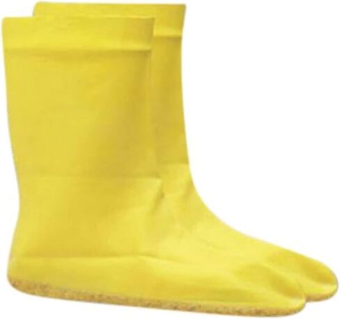 97591-XL 12" Latex Hazmat Booties, 2XL (13-16), Yellow, XL (10-12) in Saudi Arabia