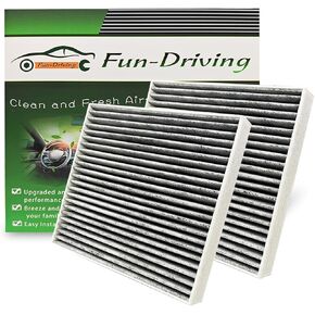 FUN-DRIVING 2 PACK FD727 Cabin Air Filter for ELANTRA (2021-2023),SANTA CRUZ (2022-2023),SANTA FE (2021-2023),TUCSON (2022-2023),K5 21-23,SORENTO 2021-2023,SONATA 2020-2023,GV60 23,NIRO 23,SPORTAGE 23