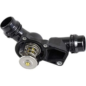 Thermostat Assembly with Housing For BMW E46 E39 X5 X3 Z3 Z4 325i 330i 525i 530i,Thermostat Housing Assembly, Replace # 11537509227 11530139877 11531437040 11531436823 11534509763