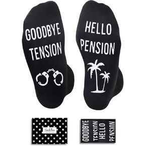 Retirement Gifts Ideas Socks - Best Retirement Gifts Retired Teacher, Funny Retirement Socks Women Retired Socks Men