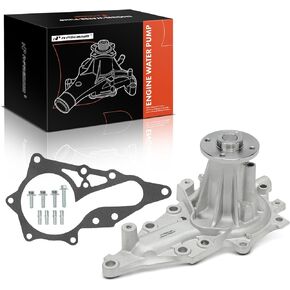 A-Premium Engine Water Pump with Gasket and O-Ring Compatible with Lexus IS300 2001-2005, GS300 1998-2005, 3.0L, Replace# 1610049875, 1610049876
