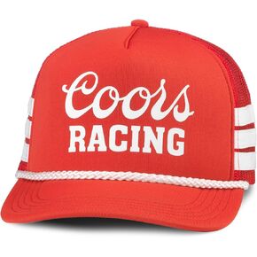 AMERICAN NEEDLE Coors Beer Rodeo Club Captain Adjustable Snapback Baseball Hat, Ivory/Black (24002A-COORS-IBLK)
