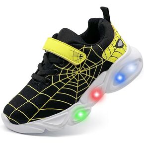 Kids Shoes Toddler Boys Girls Athletic Running Sports Sneakers Non-Slip Lightweight Sneakers Unisex Luminous Sneakers for Toddler/Little Kid