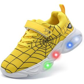 Kids Shoes Toddler Boys Girls Athletic Running Sports Sneakers Non-Slip Lightweight Sneakers Unisex Luminous Sneakers for Toddler/Little Kid