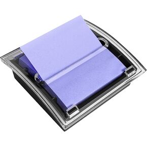 Post it Note Dispenser,3x3 Inches，Sticky Note Holder, Black Base,Pop up Post it Notes Dispenser for Office Home Classroom Desk Supplies