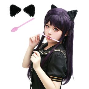 C-ZOFEK Komi Wig Anime Cosplay Wig for Halloween (Purple)