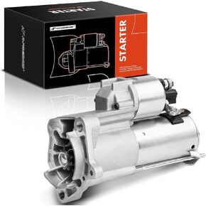 A-Premium Starter Motor Compatible with Audi A4 2007-2008, A4 Quattro 2007-2009, L4 2.0L, Manual Trans., 12V 1.1KW 9 Teeth Clockwise, Replace# 06D-911-023, 06D-911-023A, 0986024180, 438190, D6GS19