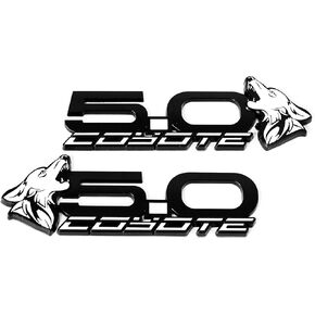 شارات الحاجز V4 Coyote مقاس 5.0 بوصة (زوج) - أبيض، V4-COYFEND-W