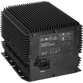 24V 25A HB600 Battery Charger for Genie/Skyjack/JLG Scissor Lifts 1001133506, 66412, 96211, 105739, 161827, 128537,IP67 Water and dust Resistant, efficient Charging