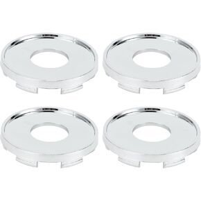 Universal Wheel Center Hub Cap 63mm 2.48" Outside Diameter Vehicle Hub Covers for SUV Truck Automotive Plastic Chrome Silver Tone