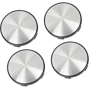 60mm Dia 5 Clips Car Wheel Tire Tyre Rim Center Hub Caps Base Black 4 Pcs Item Replacement