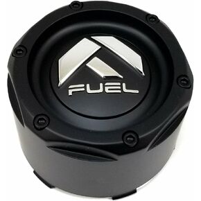 Fuel Matte Black Wheel Center Cap 1003-49TMB 1003-49T 6 and 8 Lug Snap in