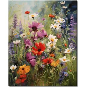 TUMOVO Paint by Numbers for Adults, Hummingbird in Flight Adults' Paint-by-Number Kits Color Animal Paint by Number on Canvas Paint-by-Number Kits Home Wall Decoration, 16 x20 Inch