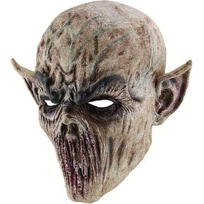 Evil Cosplay Scary Halloween Costume Party Props Bloody Orc Zombie Fork Monster Mask Alien Demon Killer Horror Adult Mask