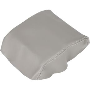 SCITOO Auto Dark Gray Center Console Armrest Synthetic Leather Cover Replacement Fit For 2006-2014 For Honda Ridgeline