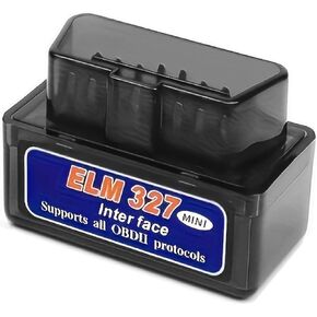 OBD2 Scanner Bluetooth Car Code Reader & Scan Tools Car Diagnostic Tool OBD II Scanner Diagnostic Tool Check Engine Light Code Reader Auto Car Diagnostic Scanner for iOS and Android Black