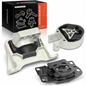 A-Premium 3PCS Engine Motor Mount and Transmission Mount and Torque Strut Mount Kit Compatible with Lincoln MKC 2015 2016 2017 2018 2019, 2.0L 2.3L, Automatic Transmission, Replace# EJ7Z6038A
