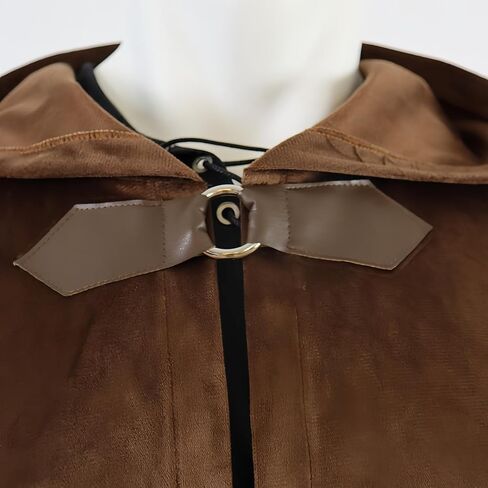 عصر النهضة مقنعين عباءة الهوبيت كيب الفيكتوري القرون الوسطى عباءة هالوين تأثيري حلي للرجال والنساء in Saudi Arabia