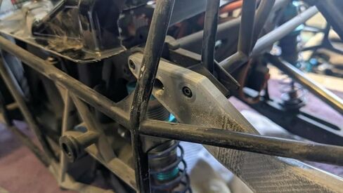دعامة الهيكل الخلفي تدعم قفص Flex Fix Body Roll لـ Losi Super Baja Rey 2.0 - اللون أسود in Kuwait