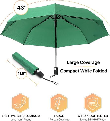 Parquet Auto Open Telescopic Compact Umbrella in Kuwait