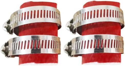 PACK of 2 Exhaust Couplings Clamps 1"ID Compatible with Yamaha Banshee YZF350 YFS200 Raptor Blaster KX80 KX125 KX250 CR80 CR125 CR250 CR450 TRX250R Quads Dirt Bikes in Saudi Arabia