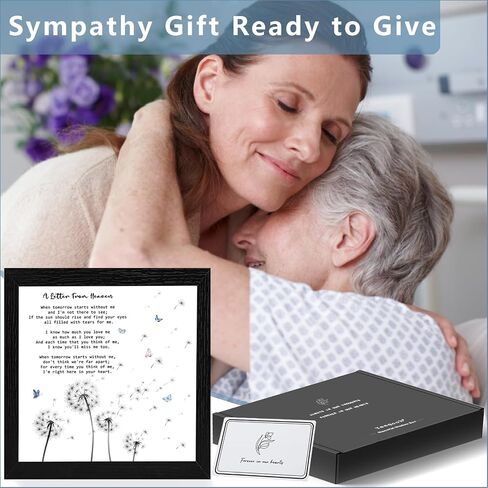 Memorial Gifts, LED Shadow Box in Memory of a Loved One, Sympathy Gifts for Loss of Loved One, Remembrance/Bereavement Gift Ideas, in Memory of Mom Dad Brother Sister Miscarriage (9x9 inch) in Saudi Arabia