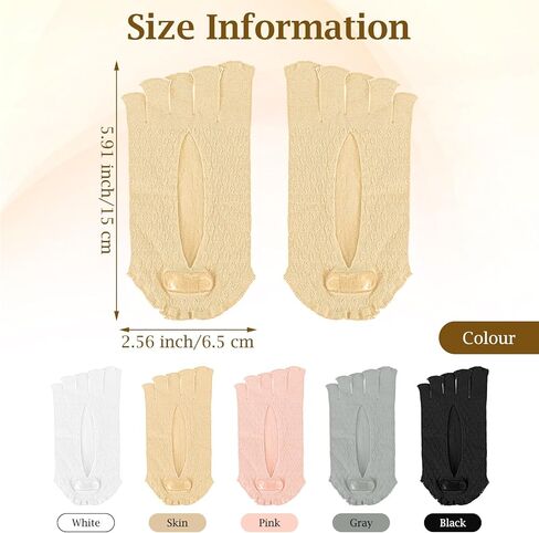 5Pairs Bunion Socks for Women, Bunion Relief Toe Separator Socks Toe Alignment Socks for Bunion Correction, Bunions Compression Toe Socks, Orthopedic Toe Compression Socks Foot Alignment Socks in Saudi Arabia