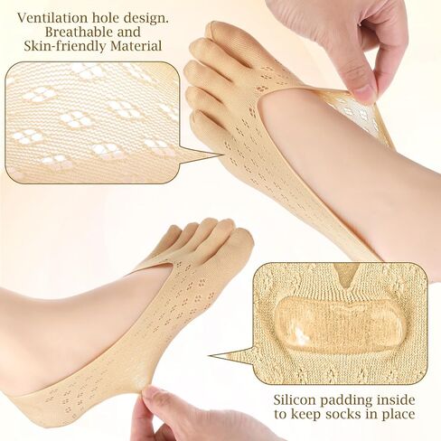 5Pairs Bunion Socks for Women, Bunion Relief Toe Separator Socks Toe Alignment Socks for Bunion Correction, Bunions Compression Toe Socks, Orthopedic Toe Compression Socks Foot Alignment Socks in Saudi Arabia