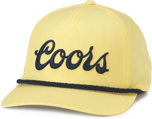 قبعة بيسبول أمريكان نيدل كورز بير روديو كلوب كابتن قابلة للتعديل، عاجي/أسود (24002A-COORS-IBLK) in Saudi Arabia