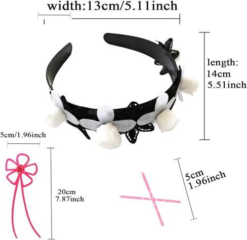 شعر مستعار ريم مع عصابة رأس X دبابيس زهرة القوس، شعر مستعار كوسبلاي أنمي ريم، شعر مستعار بوب أزرق قصير للنساء والفتيات in Kuwait