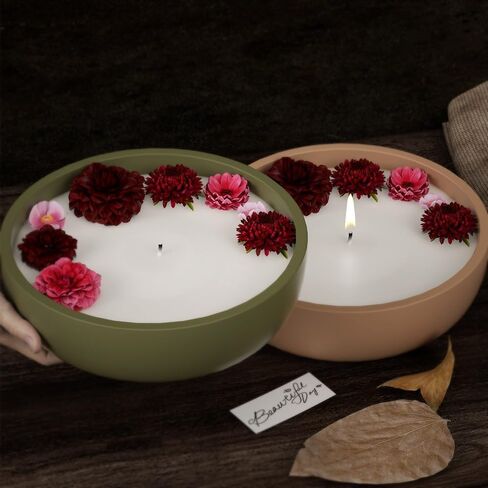 Large Silicone Bowl Mold,Silicone Molds for Resin Concrete Cement, Big Container Storage Mold Jewelry Candle Holder Mold Storage Tray Mold Plant Pot Mold DIY Storage Art Crafts(C) in Kuwait