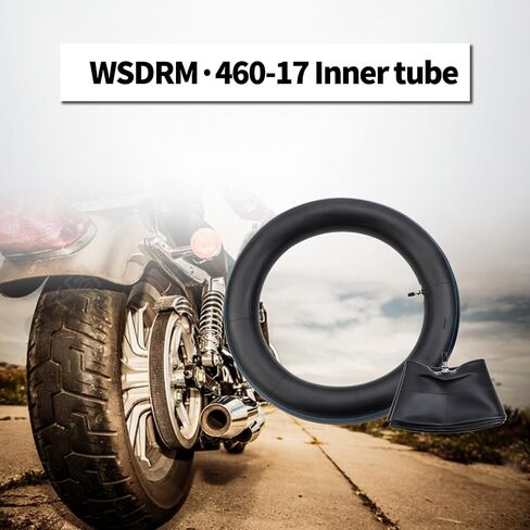 460-17 Inner Tube with TR4 Straight Valve Stem for 130-70/80-17 140-70/80-17 KL250 1980-2001 KLR250 1985-2005 XL350R 1984 1985 XT250 1980-1984 Inner Tube in Saudi Arabia