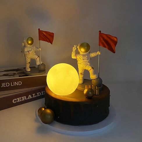 Cake Topper, Led Cake Decor for Kids,Light Party Supply Gifts for Boys, Birthday Cake Topper for Gifts in Saudi Arabia