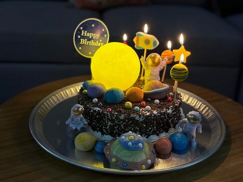Cake Topper, Led Cake Decor for Kids,Light Party Supply Gifts for Boys, Birthday Cake Topper for Gifts in Saudi Arabia