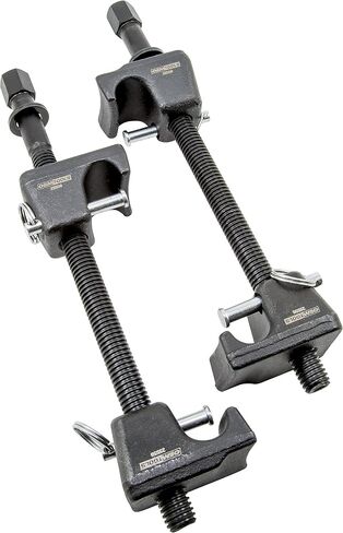 OEMTOOLS 25553 MacPherson Strut Spring Compressor, Heat-Treated Thread Rod Strut Compressors, Coil Spring Compressor w/ Forged Hooks, 9" Threaded Length , Black in Kuwait