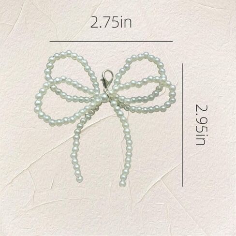 2pcs Pearls Bowknot Shoe Charms for Sneakers Shoelaces Charms with Buckle Casual Shoes Decoration Clips for Girl Woman DIY Shoelace Accessories in Saudi Arabia