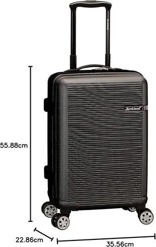 Rockland Skyline Hardside Spinner Wheel Luggage, Blue, 3-Piece Set (20/24/28) in Saudi Arabia