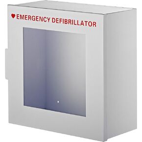 AdirMed AED Cabinet, Non Alarmed AED Defibrillator Wall Mounted, Easy Access AED Box