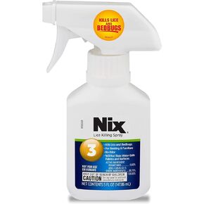 Nix Lice & Bed Bug Killing Spray for Home, Bedding & Furniture, 5 fl oz (Pack of 2)