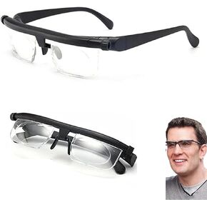 نظارات فليكس بؤرية قابلة للتعديل، نظارات فليكس فوكس قابلة للتعديل لرؤية القرص، نظارات رؤية قابلة للتعديل للتركيز، نظارات رؤية قابلة للتعديل فليكس فيجن للرؤية القريبة والبعيدة (قطعة واحدة) in Kuwait