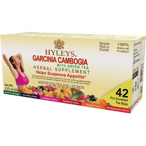 Hyleys Tea Garcinia Cambogia Green Tea with Pomegranate Flavor - 25 Tea Bags in Saudi Arabia