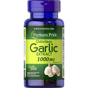 Puritan's Pride Odorless Garlic 1000 Mg, 100 Total Count