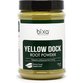 bixa BOTANICAL Yellow Dock Root Powder (Rumex Crispus) 1 Pound / 16 Oz Herbal Supplement for Chronic Skin Problems | Ayurvedic Herb Helps to Reduce Itching Sensation & Inflammation of Nasal passages