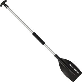 SeaSense Aluminum Kayak & Canoe Paddle - Aluminum Shaft, T-Grip, Polypropylene Blade - For Adults, Great for Recreational, Sport, Sea, Whitewater & Fishing Kayaking