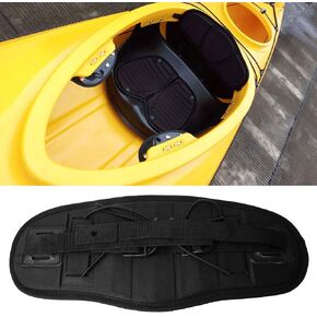 SOONALL Kayak Backrest Seat Padded Deluxe Canoe Seat, Adjustable Non-Slip Canoe Seat Backrest Comfortable Pad