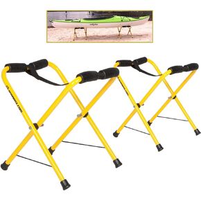 Suspenz Folding Kayak Stand, Small Portable Racks for Kayaks, Canoes & SUPs - 150 lb Capacity - 22-1818