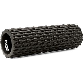 Textured Foam Rollers for Muscle Massage – HIGH-Density [Firm] Back Foam Roller for Back Pain Relief & Muscle Recovery in Legs & Arms – Hollow Foam Roller for Muscle Exercises by PowX, 5.5x17.7 in. in Kuwait